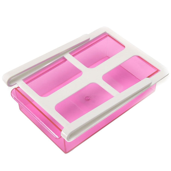 1PC Refrigerator Shelf Containers Storage Rack Retractable Food Storage Box Eco-friendly Plastic Container  Kitchen Organizer