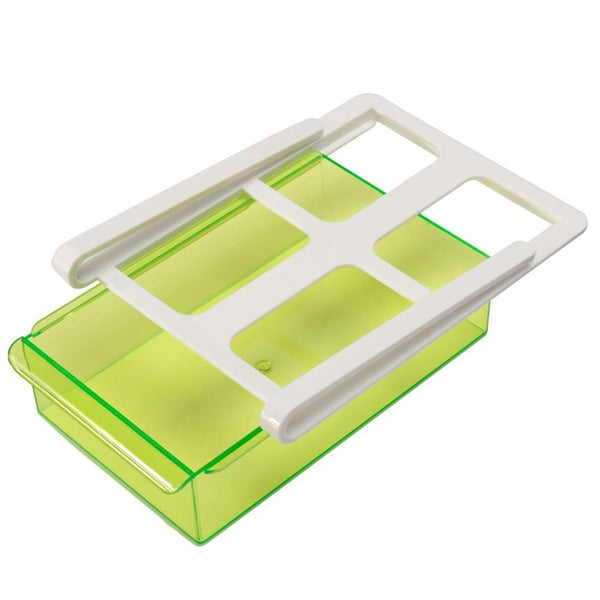 1PC Refrigerator Shelf Containers Storage Rack Retractable Food Storage Box Eco-friendly Plastic Container  Kitchen Organizer