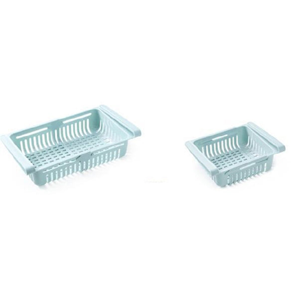 1PC Refrigerator Shelf Containers Storage Rack Retractable Food Storage Box Eco-friendly Plastic Container  Kitchen Organizer