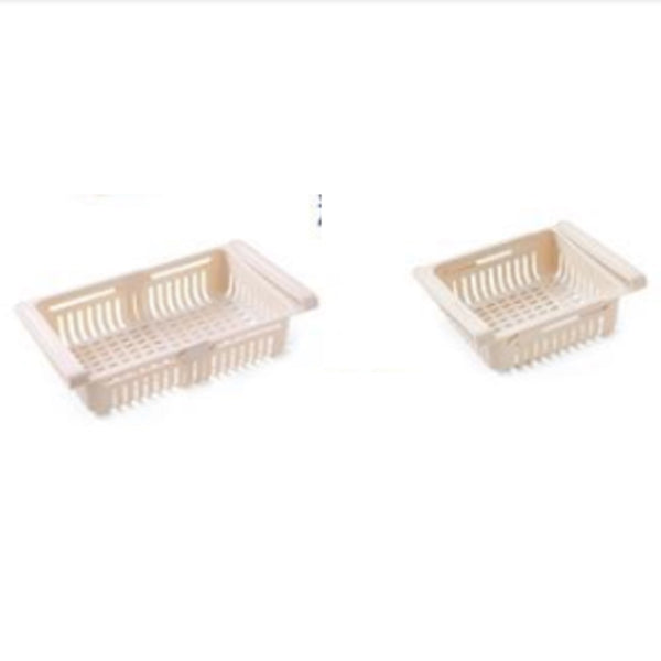 1PC Refrigerator Shelf Containers Storage Rack Retractable Food Storage Box Eco-friendly Plastic Container  Kitchen Organizer