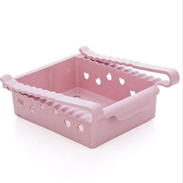 1PC Refrigerator Shelf Containers Storage Rack Retractable Food Storage Box Eco-friendly Plastic Container  Kitchen Organizer